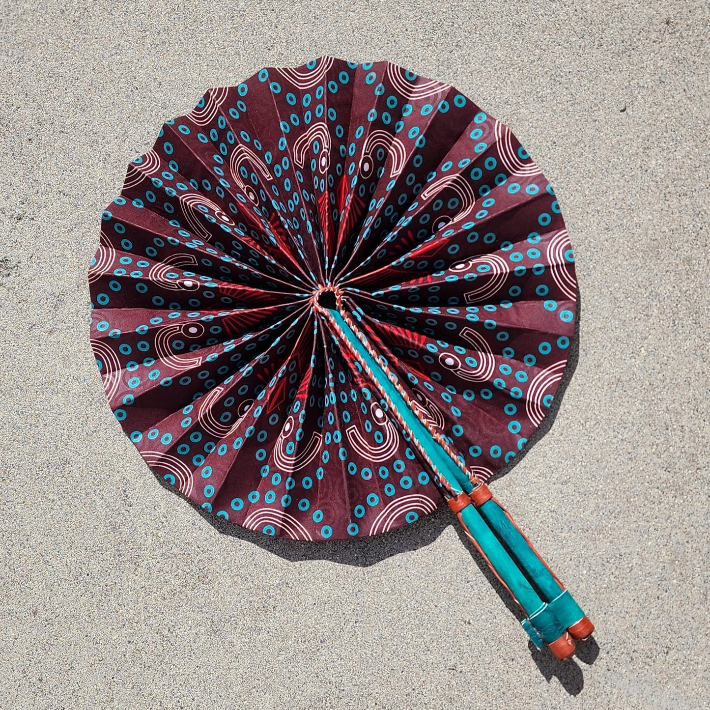 Medium Sized African Hand Fan