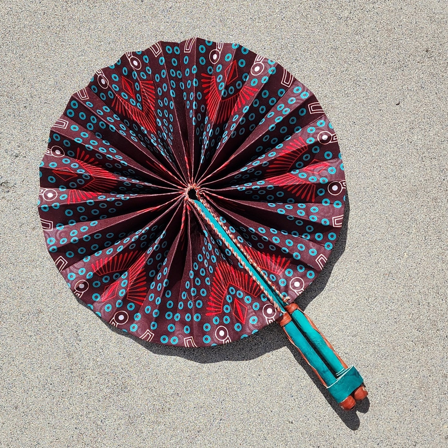 Medium Sized African Hand Fan