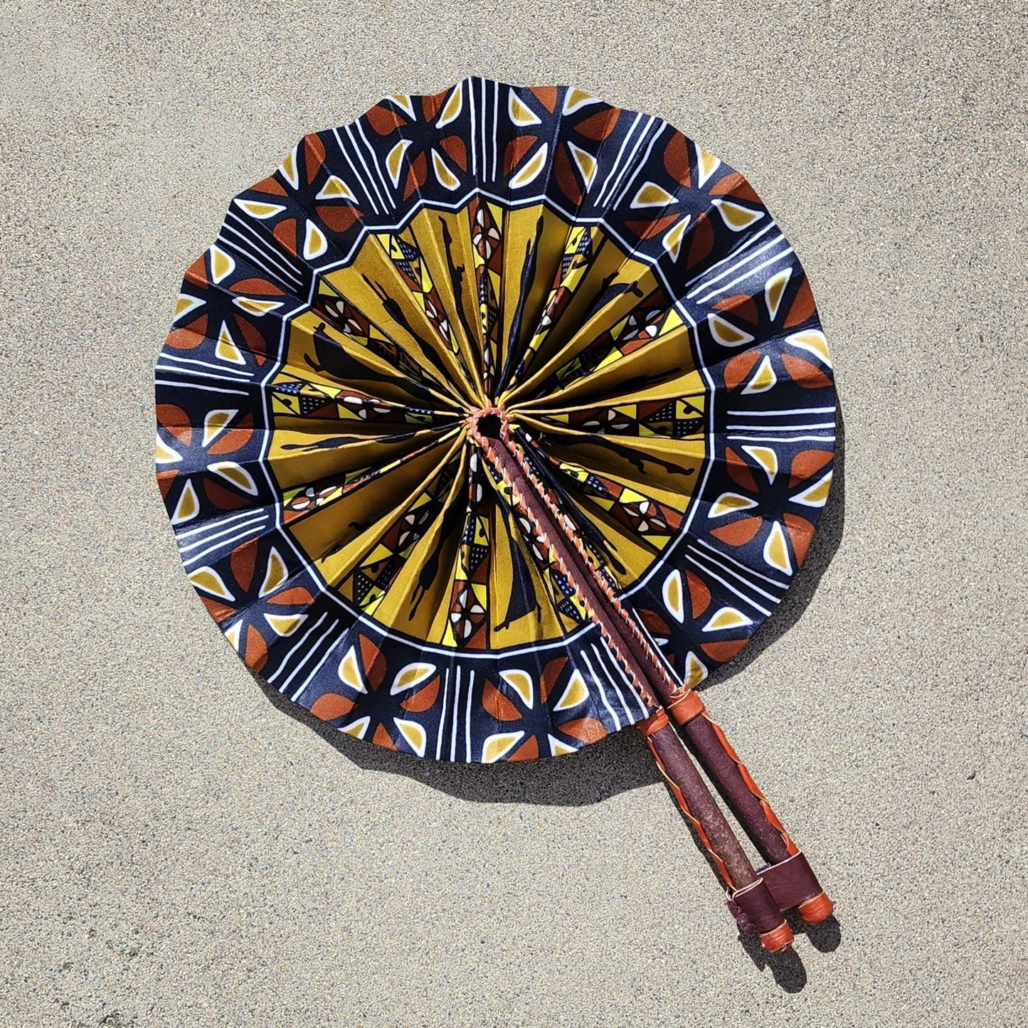 Medium Sized African Hand Fan