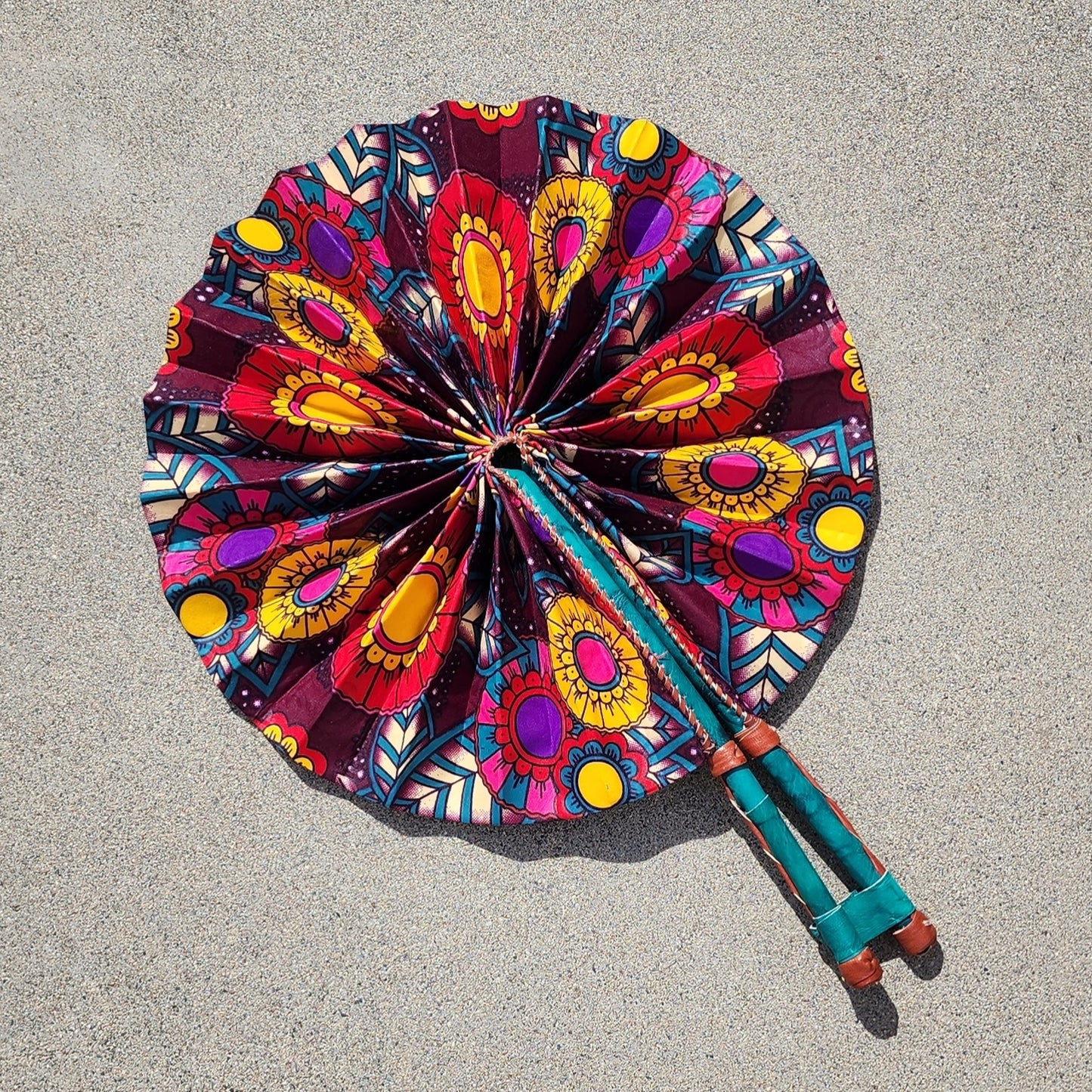Medium Sized African Hand Fan