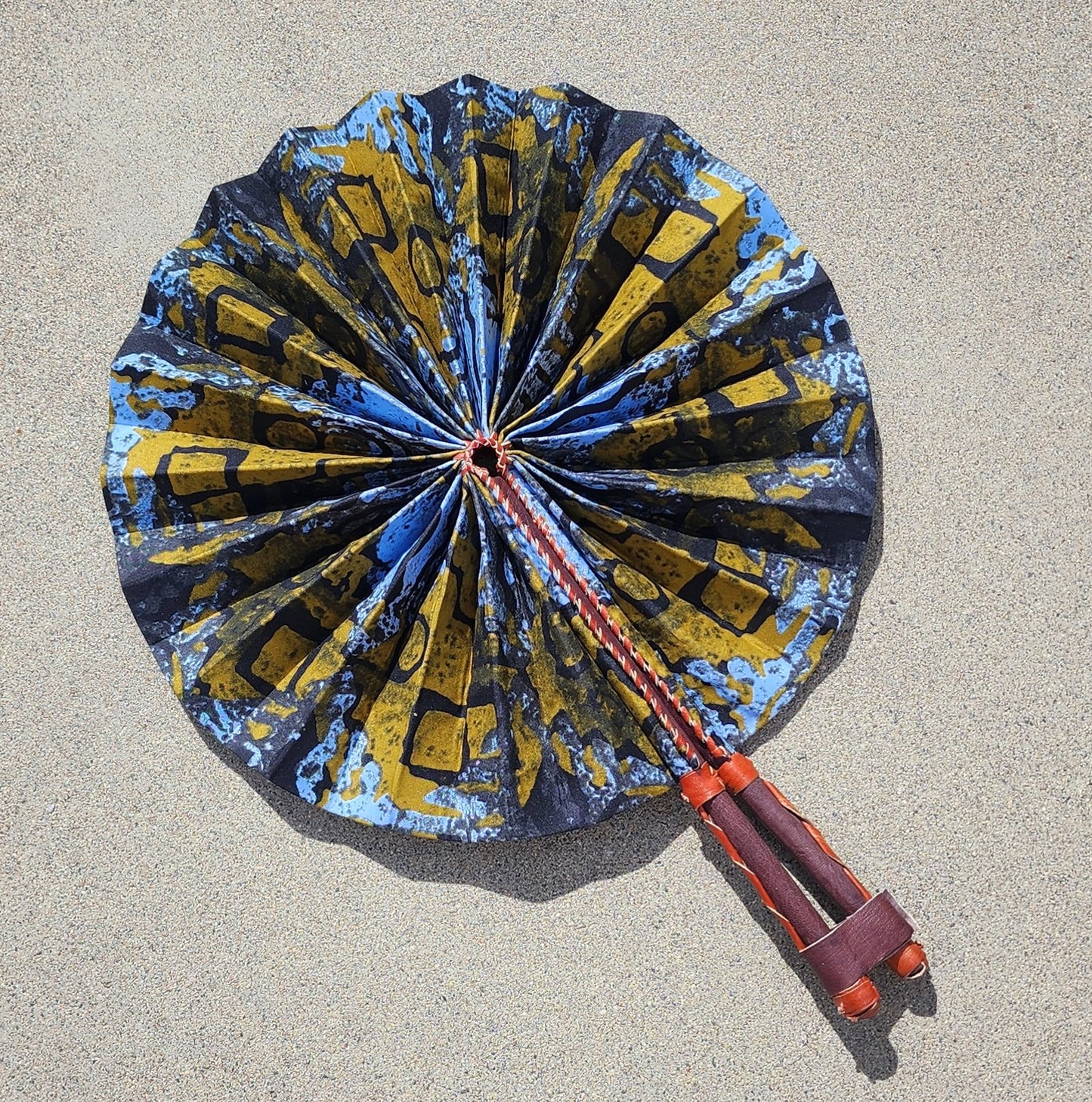 Medium Sized African Hand Fan