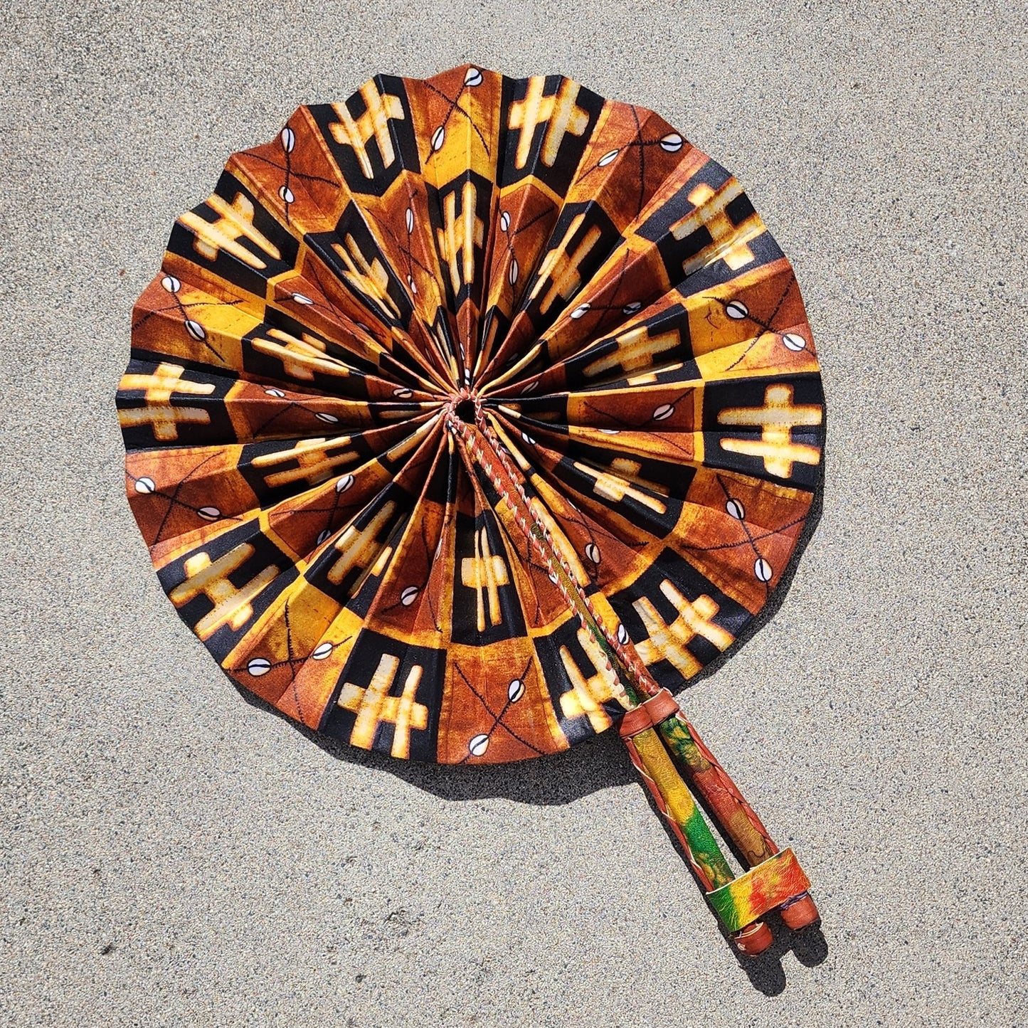 Medium Sized African Hand Fan