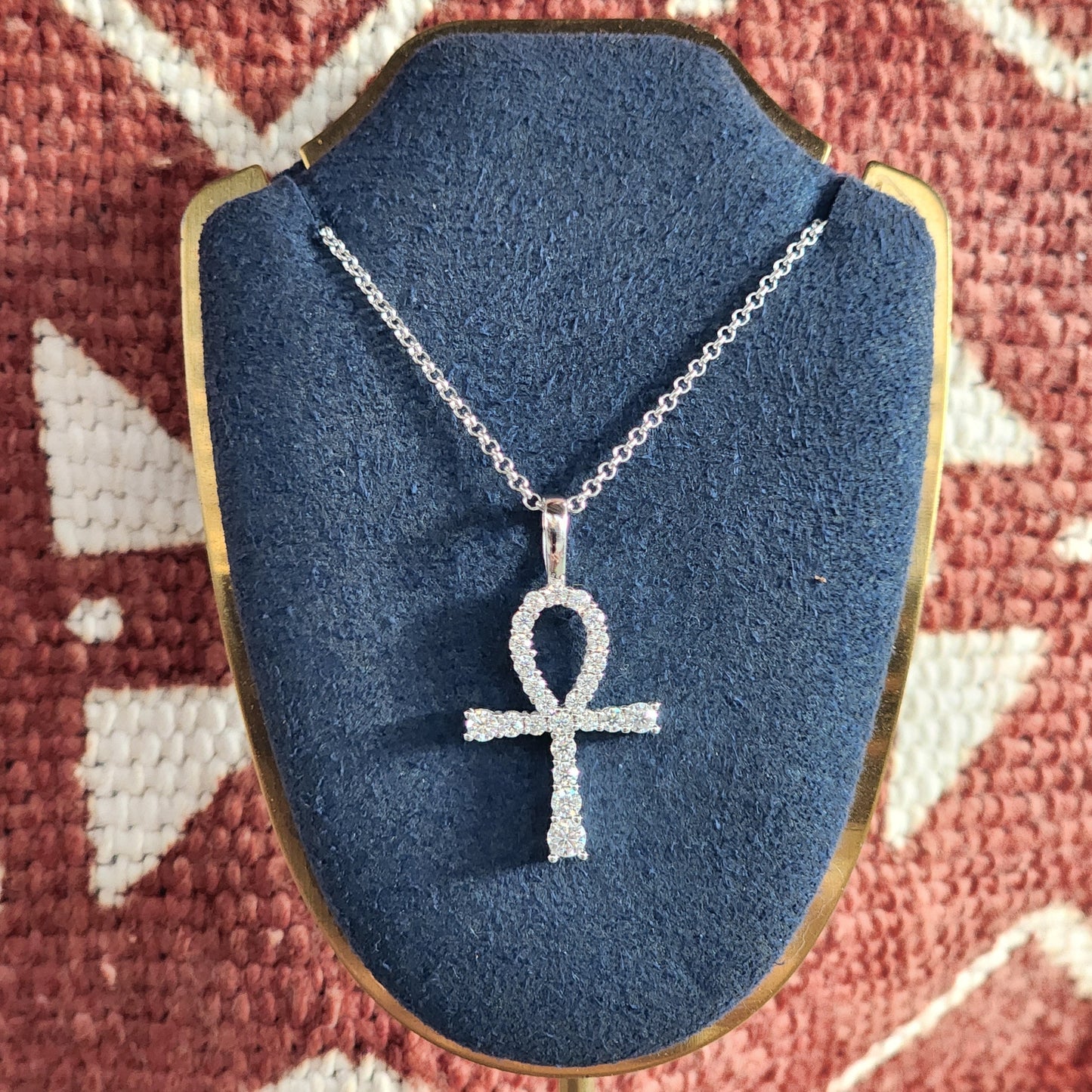 Ankhs Are Forever Diamond Necklace