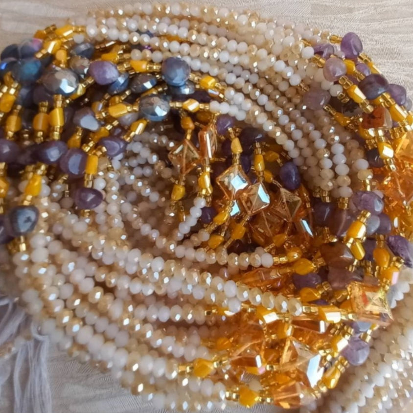 Amethyst Luxury Waistbeads IV