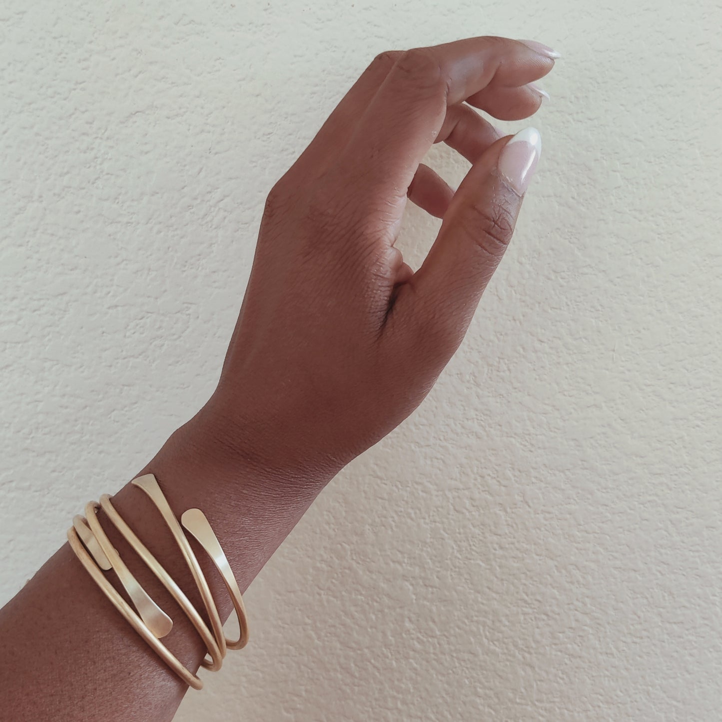 Brass Coil Adjustable Bracelet
