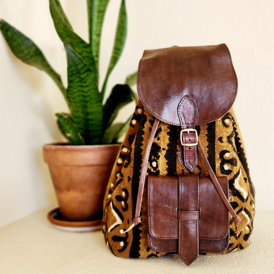Empire MudCloth Backpack XXVII