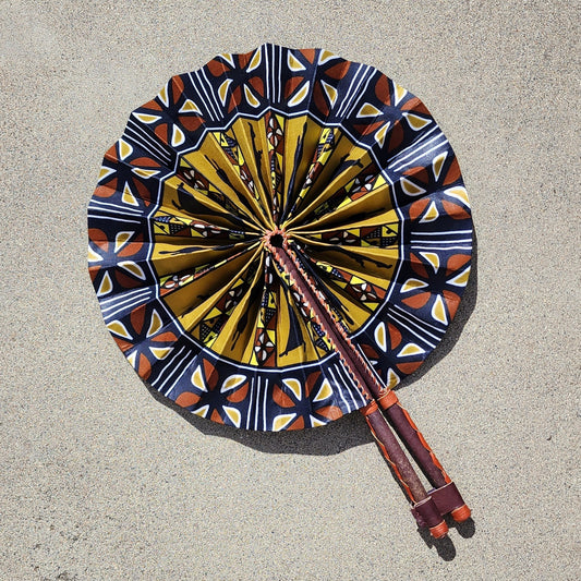Medium Sized African Hand Fan