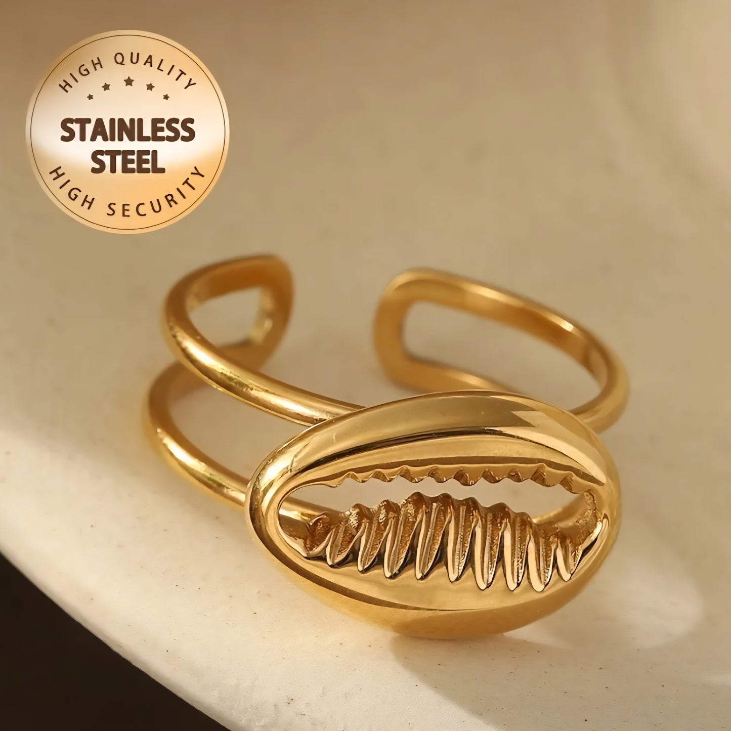Cowrie Ring