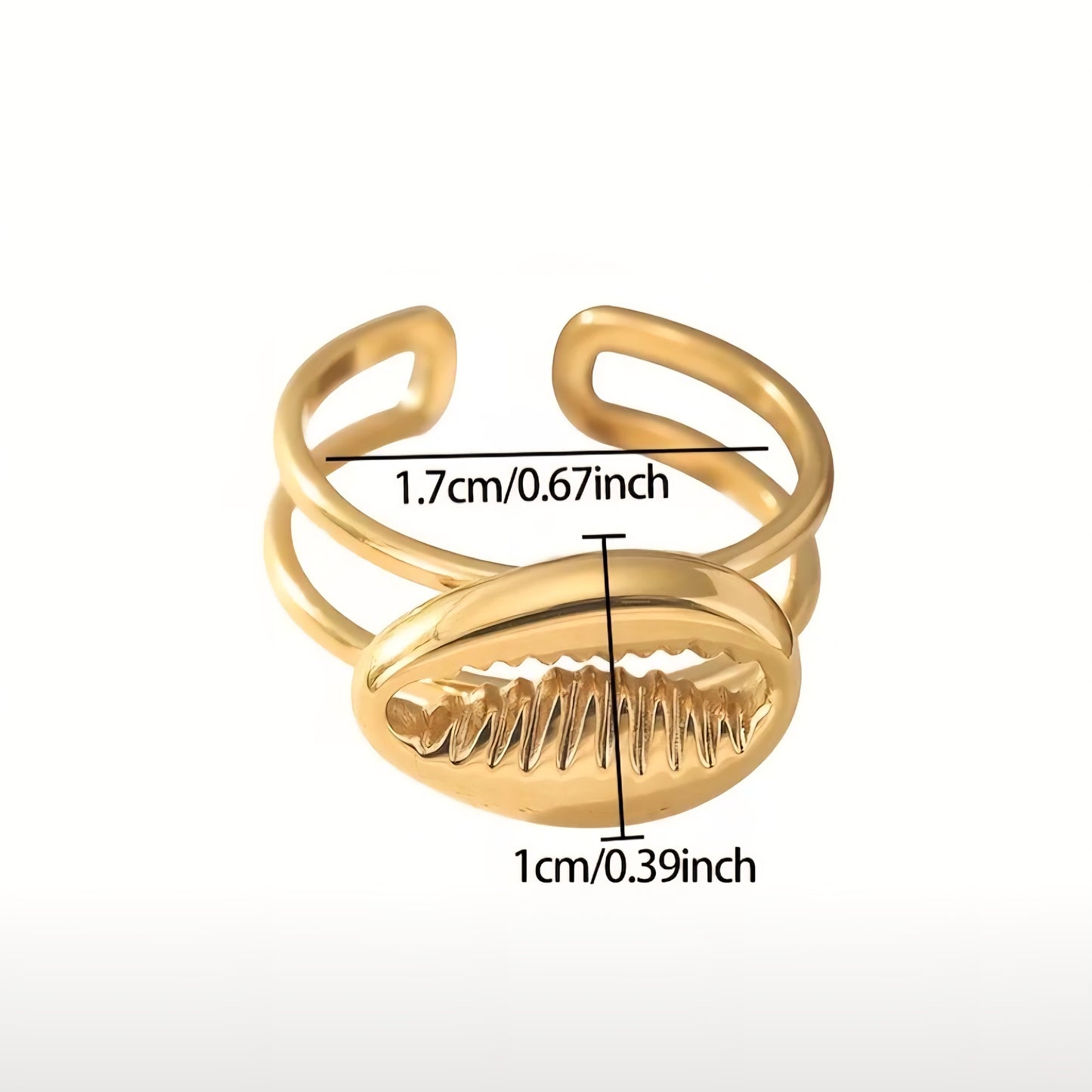 Cowrie Ring