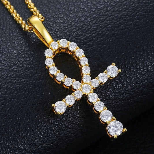 Ankhs Are Forever Diamond Necklace