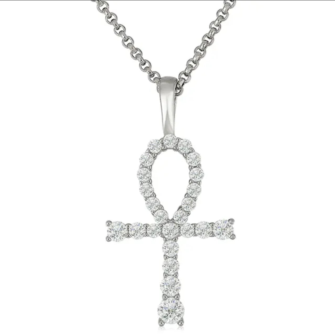 Ankhs Are Forever Diamond Necklace
