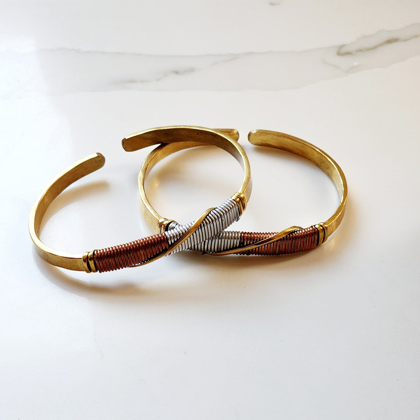 Brass, Copper, Aluminum adjustable bracelets